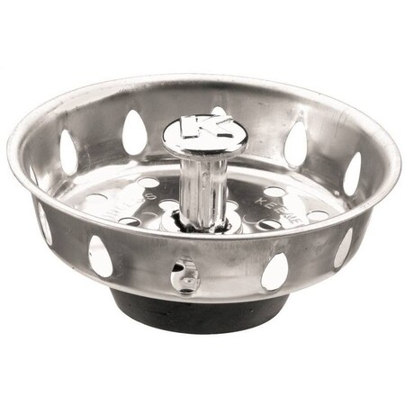 Plumb Pak Strainer Basket Sink Ss PP22025